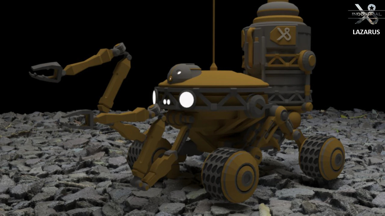 LAZARUS 3D Model .c4d .max .obj .3ds .fbx .stl .blend 