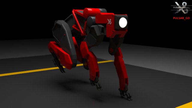 PULSARGO 3D Модель .c4d .max .obj .3ds .fbx .stl .blend