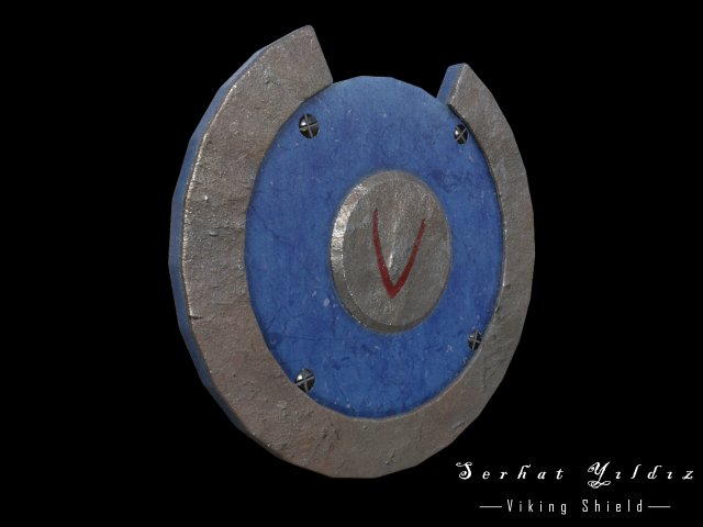 VKNG SHIELD Modelo 3D .c4d .max .obj .3ds .fbx .stl .blend 