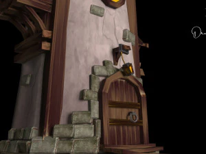 Village Lamp 3D Model