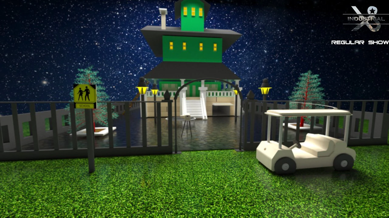 SPETTACOLO REGOLARE Modello 3D .c4d .max .obj .3ds .fbx .stl .blend 