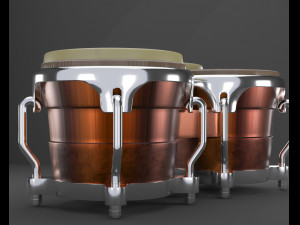 Indian tabla 3D Model
