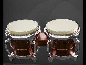 Indian tabla 3D Model