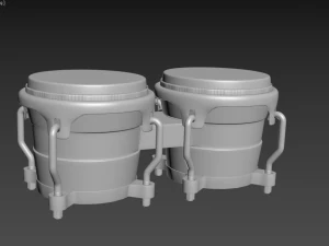 Indian tabla 3D Model