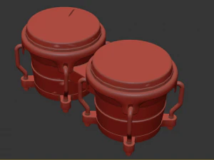 Indian tabla 3D Model