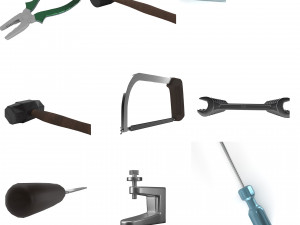 Tool-set-poly 3D 模型