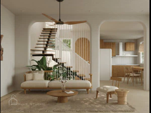 Int&eacute;rieur de la maison DL Modèle 3D