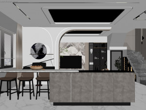Penthouse interior 3D Модель