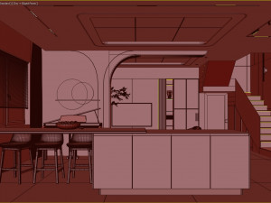 Penthouse interior 3D Модель