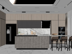 Penthouse interior 3D Модель