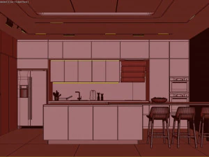 Penthouse interior 3D Model