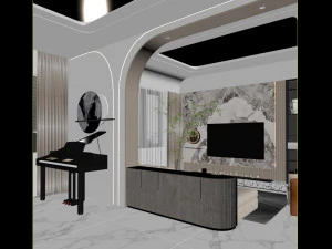 Penthouse interior 3D Model