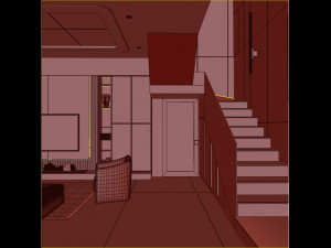 Penthouse interior 3D Модель