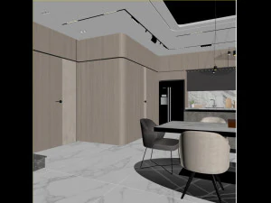 Penthouse interior 3D Model