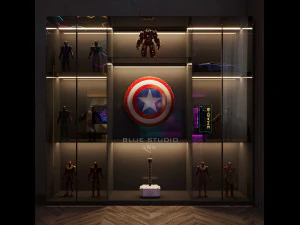 Gaming room 3D Model