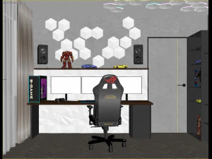 Gaming room 3D Model