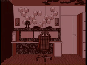 Gaming room 3D Model
