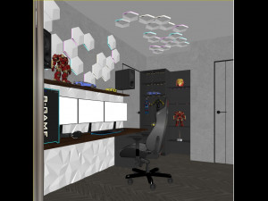 Gaming room 3D मॉडल