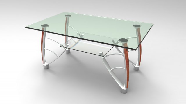 Club Table 3D Модель .c4d .max .obj .3ds .fbx .stl .blend 