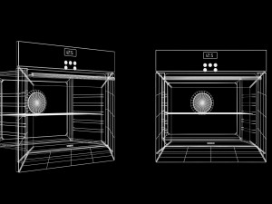 Built-in Oven Model 3D