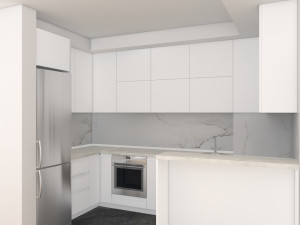 Kitchen Interior 3D Model