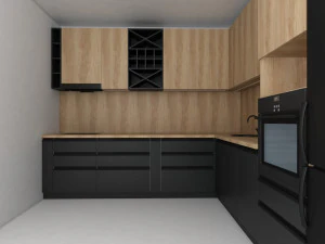 Interior da cozinha Modelo 3D