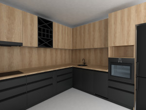 Kitchen Interior 3D Model
