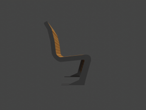 Moscow wooden outdoor bench Modelo 3D