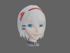 OBJ file GIRL ANIME 3D Model - Obj - FbX - 3d PRINTING - 3D PROJECT - GAME  READY・Model to download and 3D print・Cults