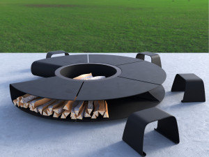 Fire Bowl 3D Model