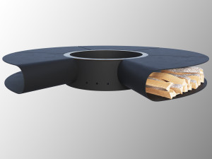 Fire Bowl 3D Model