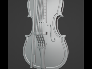 Violin 3D Print Model