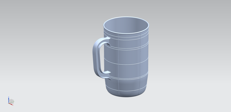 Beer Mug 3D 모델 .c4d .max .obj .3ds .fbx .stl .blend 