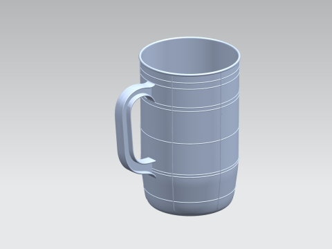 Beer Mug 3D 模型