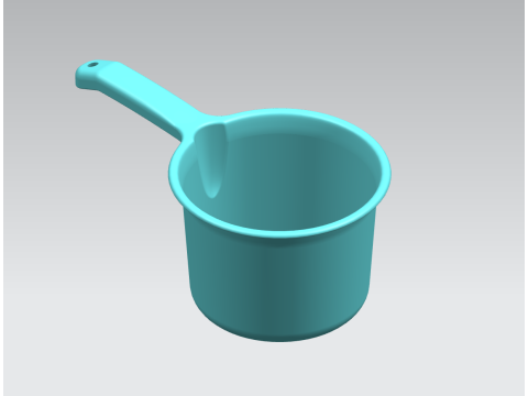 Plastic Water Scoop 3D 模型