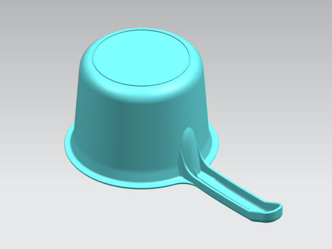 Plastic Water Scoop 3D Model