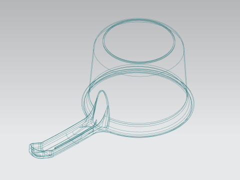 Plastic Water Scoop 3D Модель
