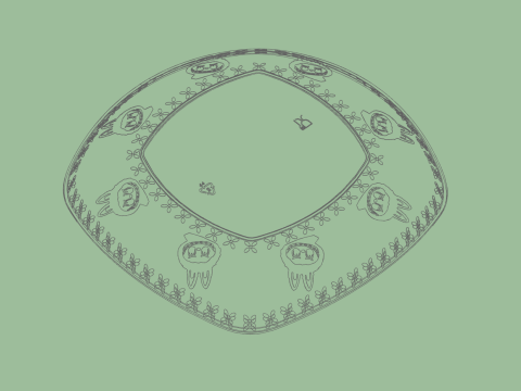 Labubu Plate Modello 3D