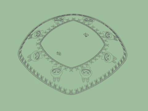 Plato Labub&uacute; Modelo 3D