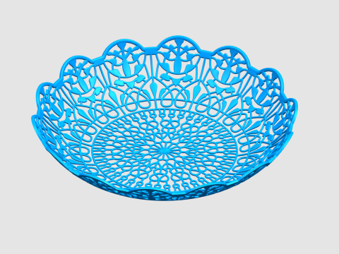 Fruits Plate 01 3D 模型