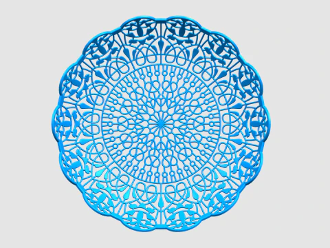 Fruits Plate 01 3D Model