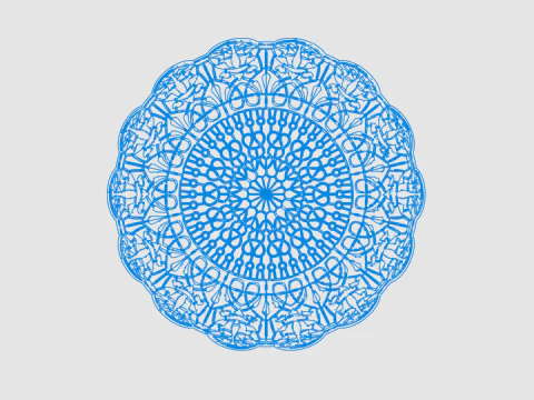 Fruits Plate 01 3D Model