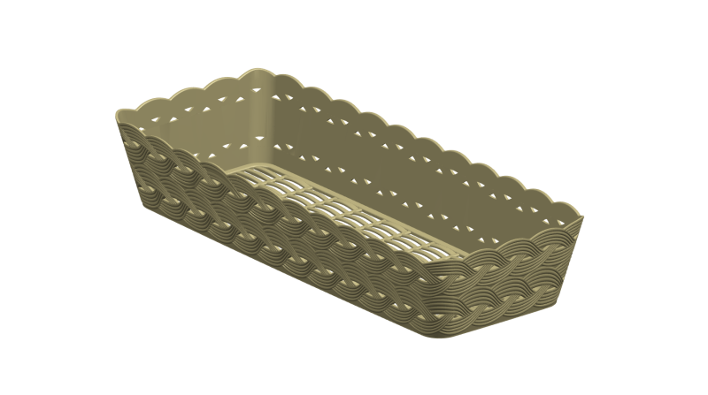 Plastic Box Tray 02 Modelo 3D .c4d .max .obj .3ds .fbx .stl .blend 
