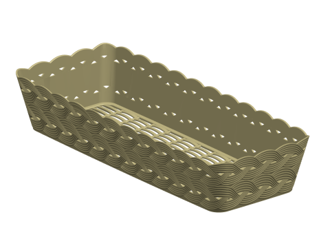 Plastic Box Tray 02 3D 模型