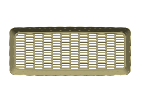 Plastic Box Tray 02 Modelo 3D