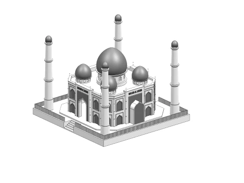 Al Hakim Mosque 3D Print Model