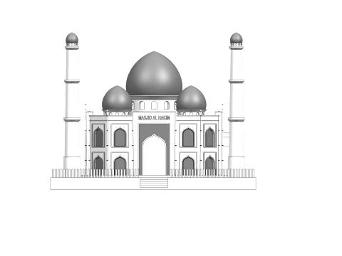 Al Hakim Mosque 3D Print Model