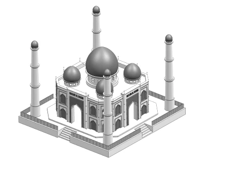 Al Hakim Mosque 3D Print Model
