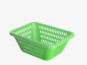 Plastic Basket 3D Model