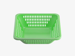 Plastic Basket 3D Model